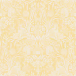 Animal Print Floral Wallpaper Flowers Hedgehogs Rabbits Butterflies Yellow