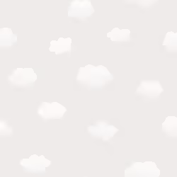 Holden Decor Cloudy Sky Children's Wallpaper Clouds Grey White Nursery Kids
