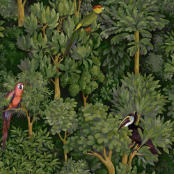 Amazonia Botanist Green Wallpaper Holden 91250