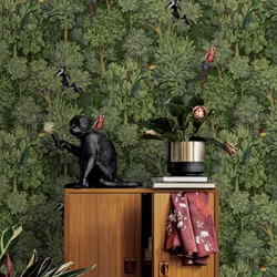 Amazonia Botanist Green Wallpaper Holden 91250