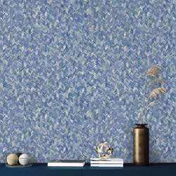 Amazonia Saram Chevron Navy Blue Wallpaper Holden 91291
