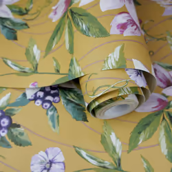 Amazonia Passiflora Ochre Wallpaper Holden 91321