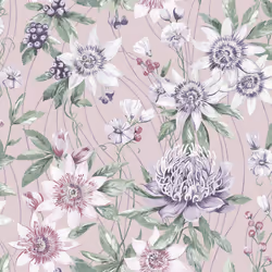 Amazonia Passiflora Pink Wallpaper Holden 91322