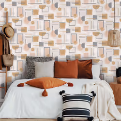 Amazonia Nordic Geo Coral Wallpaper Holden 91330