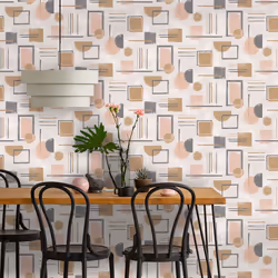 Amazonia Nordic Geo Coral Wallpaper Holden 91330
