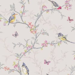 DUTCH WALLCOVERINGS Wallpaper Phoebe Lilac Wall Covering Wallpaper Panel Sheet