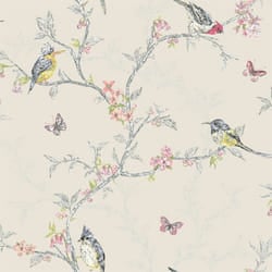 DUTCH WALLCOVERINGS Wallpaper Phoebe Beige Wall Covering Wallpaper Panel Sheet