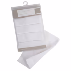 Mamas & Papas Muslin Squares, White, Pack of 5, Nursing Accessory