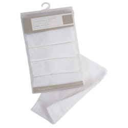 Mamas & Papas Muslin Squares, White, Pack of 5, Nursing Accessory
