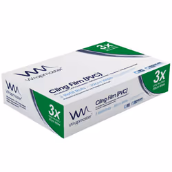 Wrapmaster Compact Cling Film Refill Rolls 30cm x 225m - 3x225mtr