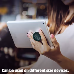Official PopSockets PopGrip Expanding Stand Ring Holder Finger Grip For Mobile Phones, Tablets, iPads - Slytherin