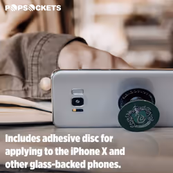 Official PopSockets PopGrip Expanding Stand Ring Holder Finger Grip For Mobile Phones, Tablets, iPads - Slytherin