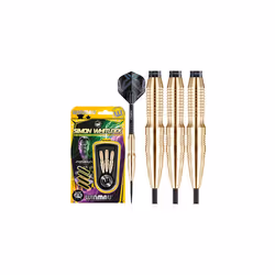 Champions - Simon Whitlock Brass: 22g Darts Set with Flights and Stems