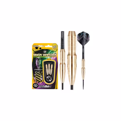 Champions - Simon Whitlock Brass: 22g Darts Set with Flights and Stems