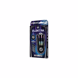 Elektra 90% Tungsten Steel Tip Darts with Prism Flights and Vecta Shafts (Stems) 22 gram - Urban Grip - Match Weighed - Streamline Torpedo Profile