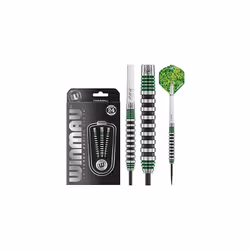 Advance 500 Series Tungsten Green 24 Gram Steeltip Darts Set with Flights and Shafts (Stems)