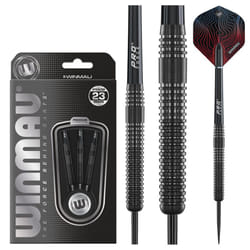 Solaris Pro Specialist Tungsten 23 Gram Steel Tip Darts Set with Flights and Shafts (Stems)