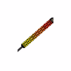 Firestorm Flame 24 Gram Professional Tungsten Darts Set with Flights and Stems (Shafts)