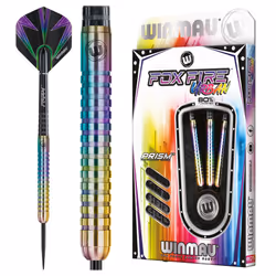 Foxfire Urban 24 Gram Professional Tungsten Darts Set with Flights and Stems (Shafts)