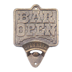 Beer Bottle Opener Wall Mount Gift For Him Cast Iron Novelty Bar Open