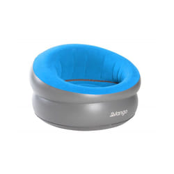 VANGO INFLATABLE DONUT FLOCKED CHAIR BLUE