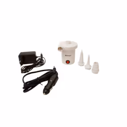 Vango White Mistral AC/DC Pump, Makes Inflating And Deflating A Breeze