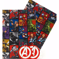 Star Wars wrapping paper 2 sheet 2 tag
