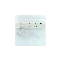 Omega 4 Way Socket 1 Meter Extension Lead With 13 Amp Fused Fitted