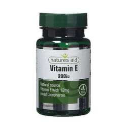 Natures Aid Vitamin E 200iu 60 Capsules