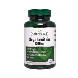 Natures Aid Soya Lecithin Tablets 1200mg - 90 Softgels