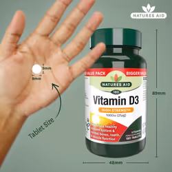 Vitamin D3 1000iu, 180 Tablets