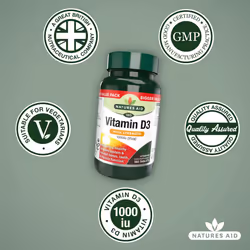 Vitamin D3 1000iu, 180 Tablets