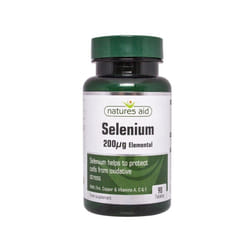 Natures Aid Selenium 200ug with Zinc and vitamins A C & E, 90 Tablets