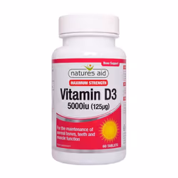 Natures Aid Vitamin D3 5000iu 60 Tablets