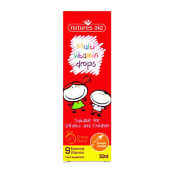 Natures Aid Multi-vitamin Drops 50ml