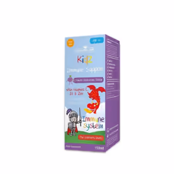 Natures Aid Kidz Immune Support Blackcurrant Liquid 150ml 6+ years