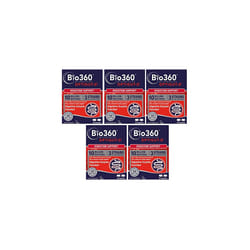 Bio360 OptiGUT-D (10 Billion Bacteria), Digestion Support, 30 Capsules (Pack of 5)