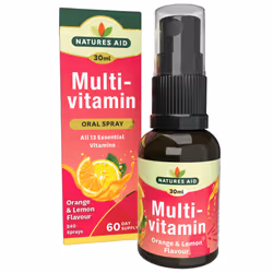 Multivitamin Daily Oral Spray 30ml - Natural High Strength Supports Energy Tiredness Fatigue Healthy Immune & Nervous System  ...