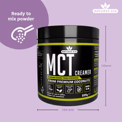 MCT Oil Creamer Powder - Add to Coffee Shakes Smoothies - 100 Percent Premium Coconut Oil Pure Sustainably Sourced Vegan Vegetarian GMP Standards