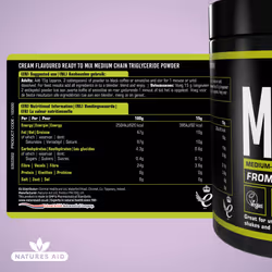 MCT Oil Creamer Powder - Add to Coffee Shakes Smoothies - 100 Percent Premium Coconut Oil Pure Sustainably Sourced Vegan Vegetarian GMP Standards