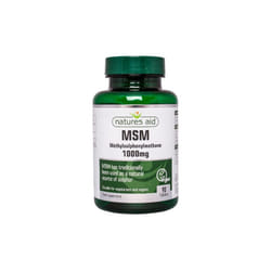 Natures Aid MSM (Methylsulphonylmethane) 1000mg, 90 Tablets. Suitable for Vegans.