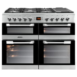 Leisure CS100F520X 100cm Dual Fuel Range Cooker with Three Ovens