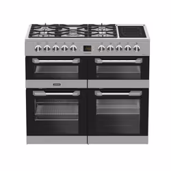 Leisure CS100F520X 100cm Dual Fuel Range Cooker with Three Ovens