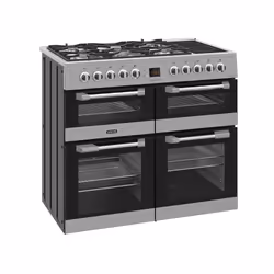 Leisure CS100F520X 100cm Dual Fuel Range Cooker with Three Ovens