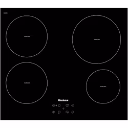 Blomberg MIN54306N, Black, Built-in, 60 cm, Zone induction hob, Ceramic, 4 zone(s)