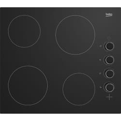 Beko HCC64103 60cm Ceramic Hob with Side Knob Controls