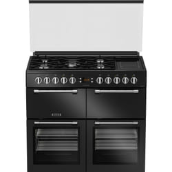 Leisure CC100F521K 100cm Dual Fuel Range Cooker with Glass Top Lid