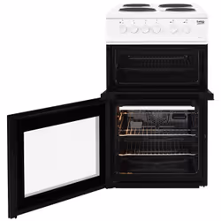 Beko KD533AW 50cm Twin Cavity Electric Cooker
