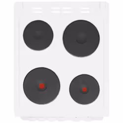 Beko KD533AW 50cm Twin Cavity Electric Cooker