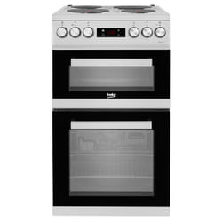 Beko KDV555AS 50cm Double Oven Electric Cooker